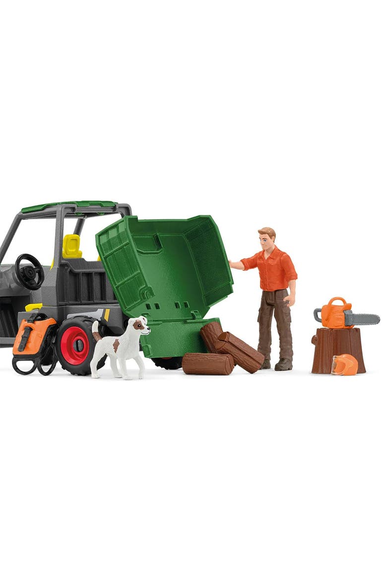 Farm World Working In The Forest Figurine Playset, Alternate, color, Multicolored