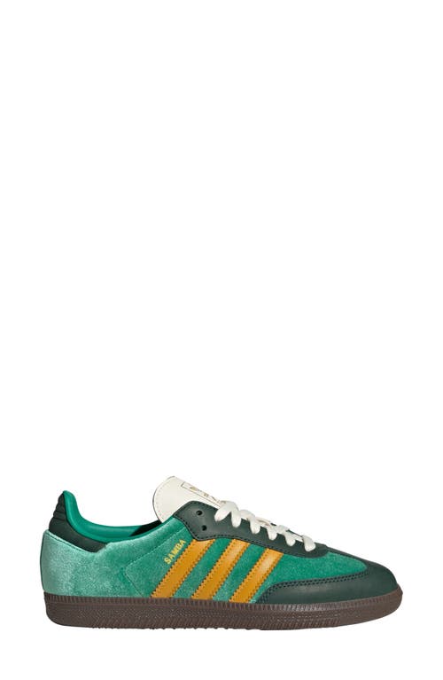 Adidas Originals Adidas Gender Inclusive Samba Sneaker In Court Green/yellow/green