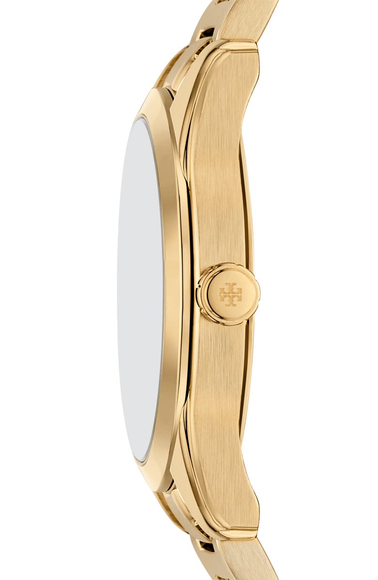 Tory Burch The Miller Bracelet Watch, 34mm, Alternate, color, Pale Gold