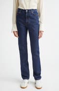 TOTEME High Waist Slim Leg Jeans