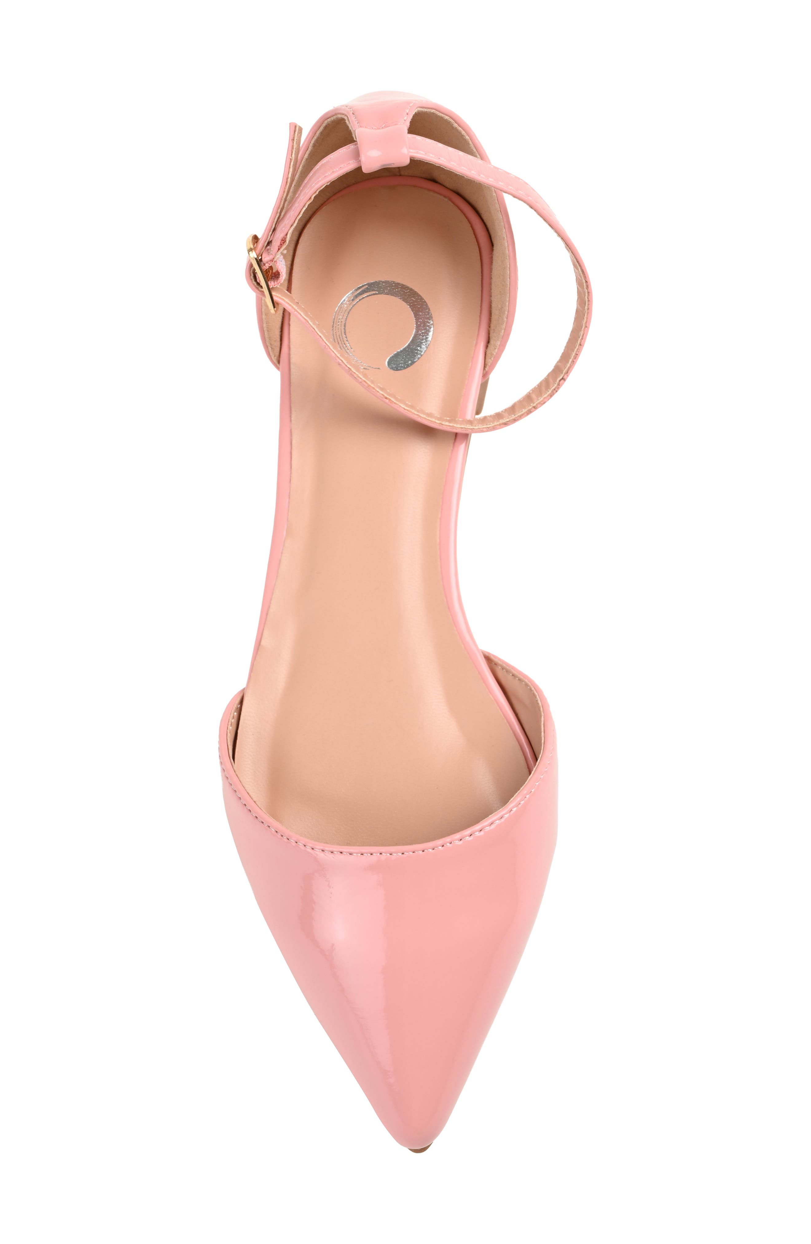 JOURNEE Reba Ankle Strap Flat, Alternate, color, PINK