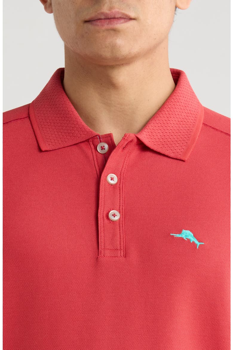 Emfielder Icon Solid IslandZone® Polo, Alternate, color, BAKED APPLE