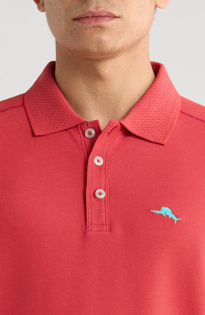 Tommy Bahama Emfielder Icon Solid IslandZone<sup>®</sup> Polo, Alternate, color, Baked Apple