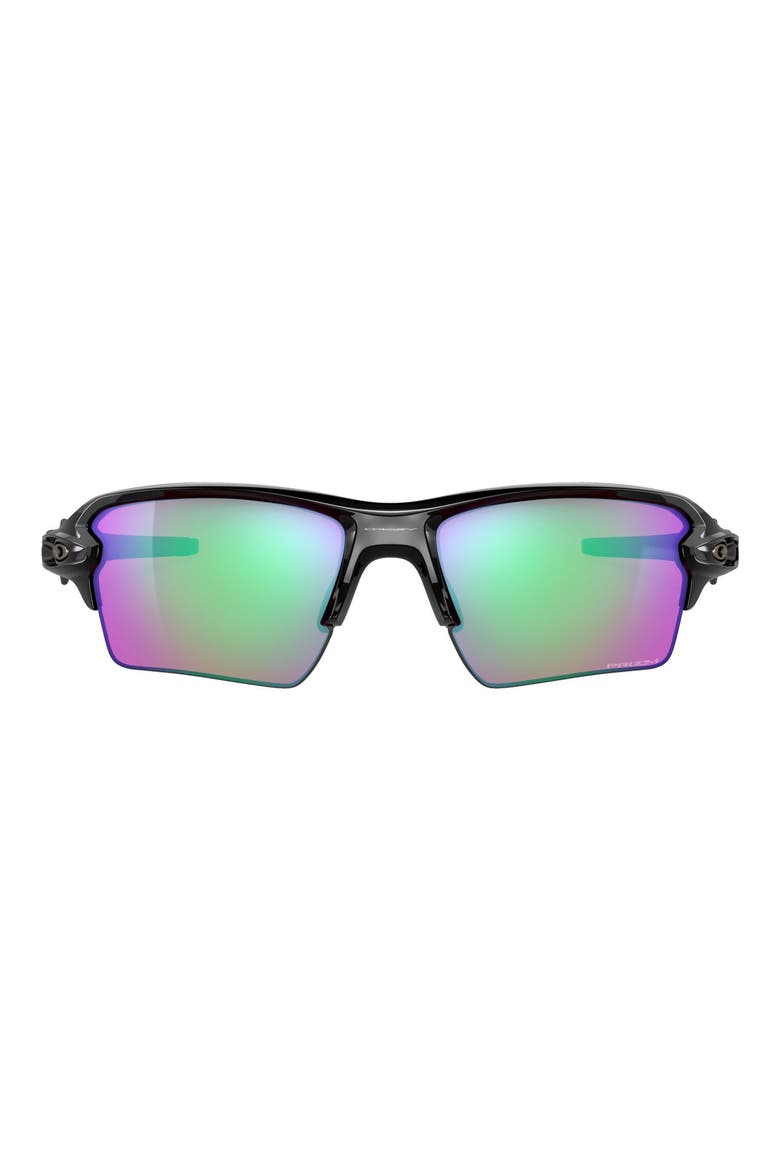Flak 2.0 XL 59mm Polarized Sunglasses, Main, color, POLISHED BLACK / PRIZM GOLF