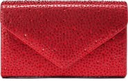 LADY COUTURE Rhinestone Envelope Clutch