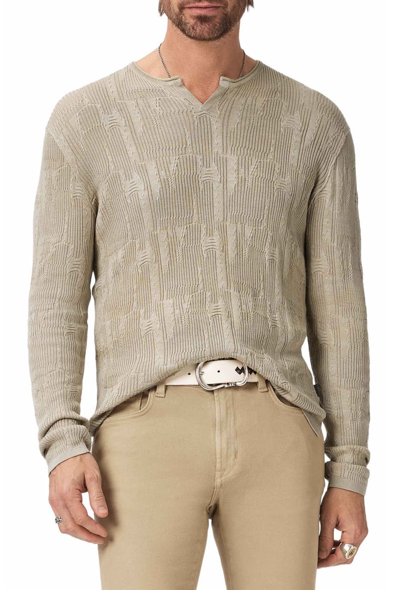Vinny Broken Pattern Henley, Main, color, SPRUCE