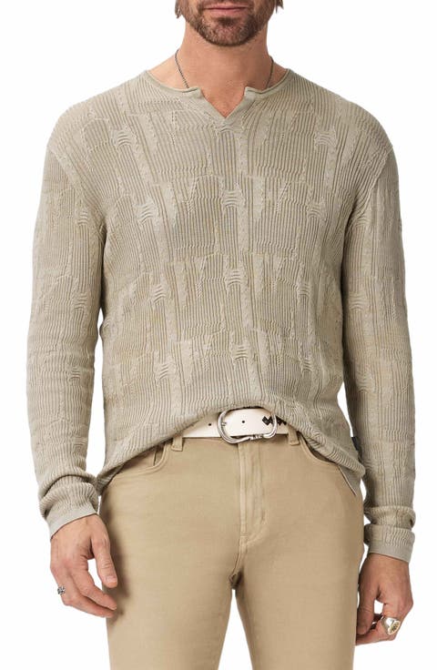 Vinny Broken Pattern Henley