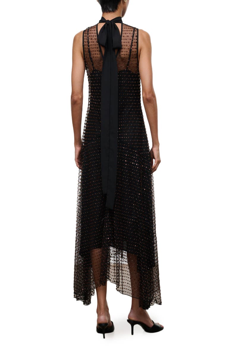 Auden Sequin Sleeveless Midi Dress, Alternate, color, GOOD NIGHT