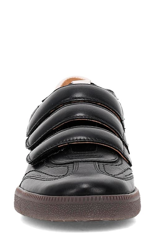 Frye Milly 3 Strap Low Top Sneaker In Black