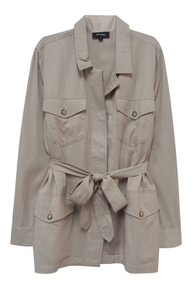 Belted Cargo Jacket, Alternate, color, KHAKI