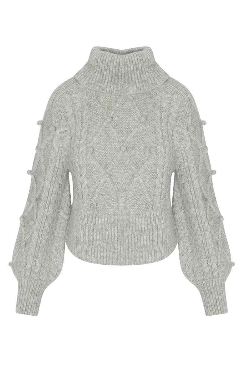 Petra Sweater, Alternate, color, Light Grey