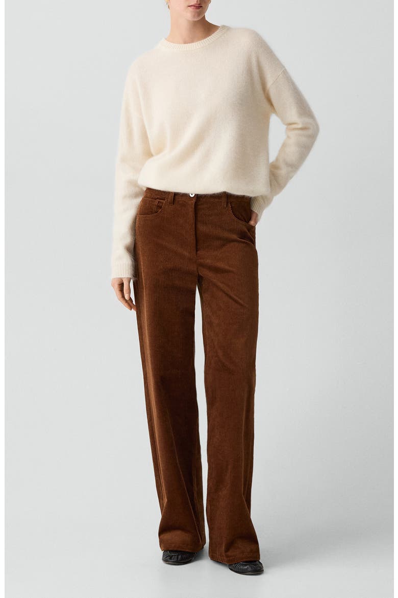 Wide Leg Corduroy Pants, Alternate, color, CARAMEL
