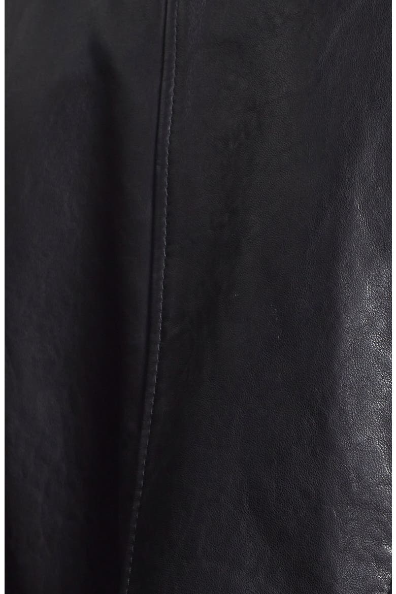 Treasure&Bond Leather Jacket, Alternate, color, BLACK