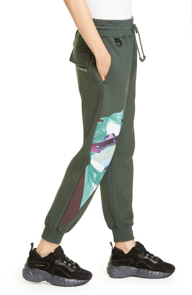 Undercover x Valentino V-Face UFO Print Sweatpants, Alternate, color,