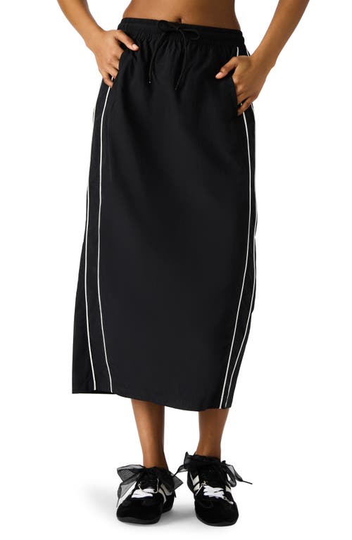 Steve Madden Danielle Piped Drawstring Waist Skirt