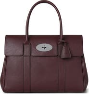 Mulberry Bayswater Grained Leather Satchel