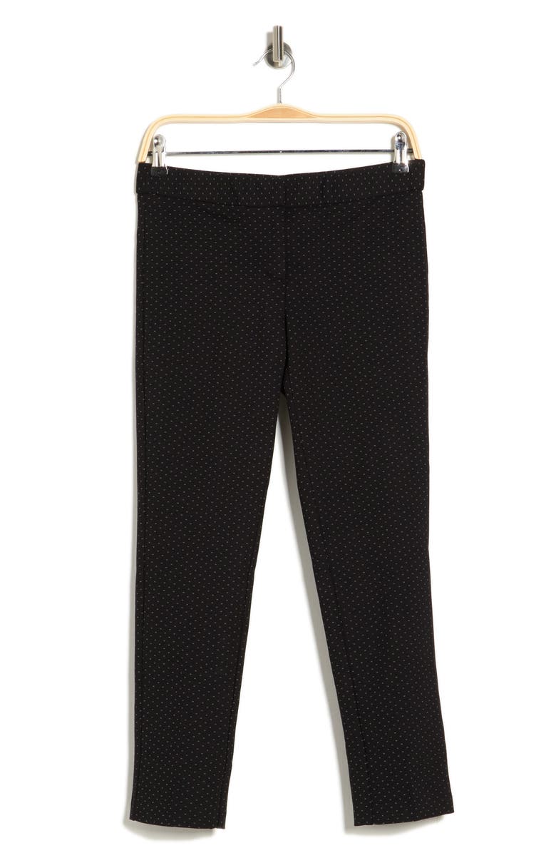 Amanda & Chelsea Amanda Pindot Ponte Knit Slim Pants, Alternate, color, 