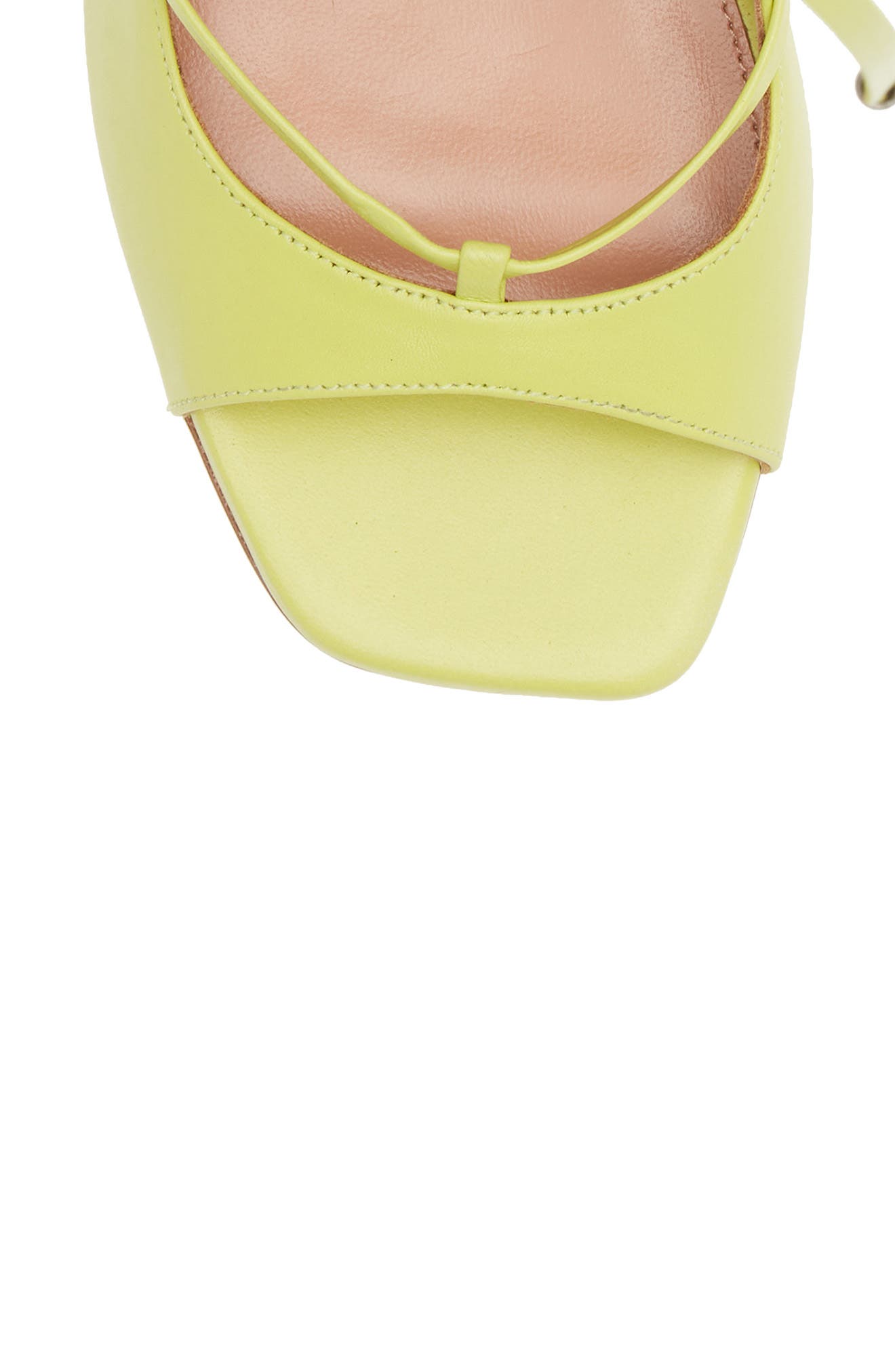 Solid Strappy Sandal, Alternate, color, ACID LIME