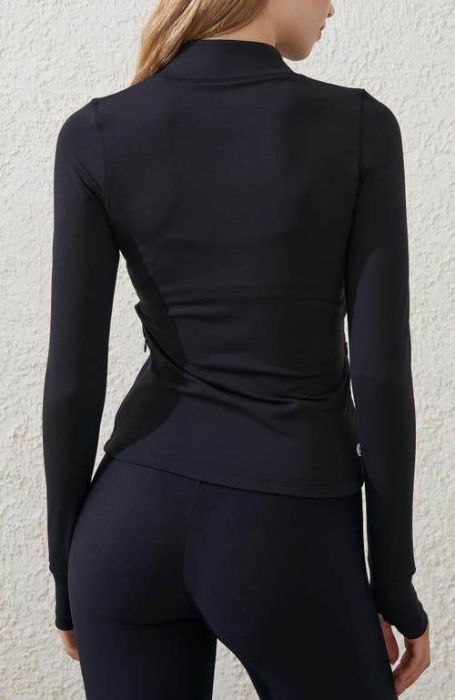 COTTON ON BODY ACTIVE CORE ZIP THROUGH LONG SLEEVE 