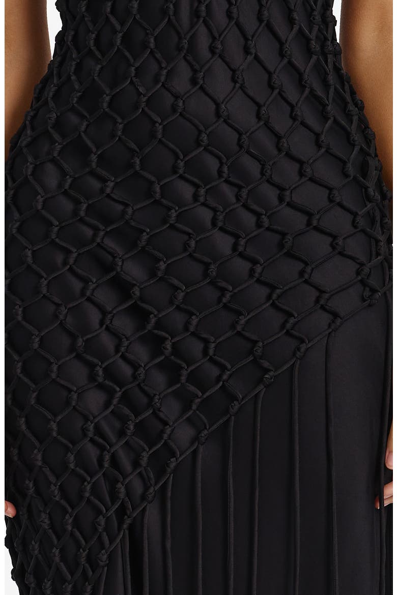 Oceane Maxi Dress, Alternate, color, BLACK