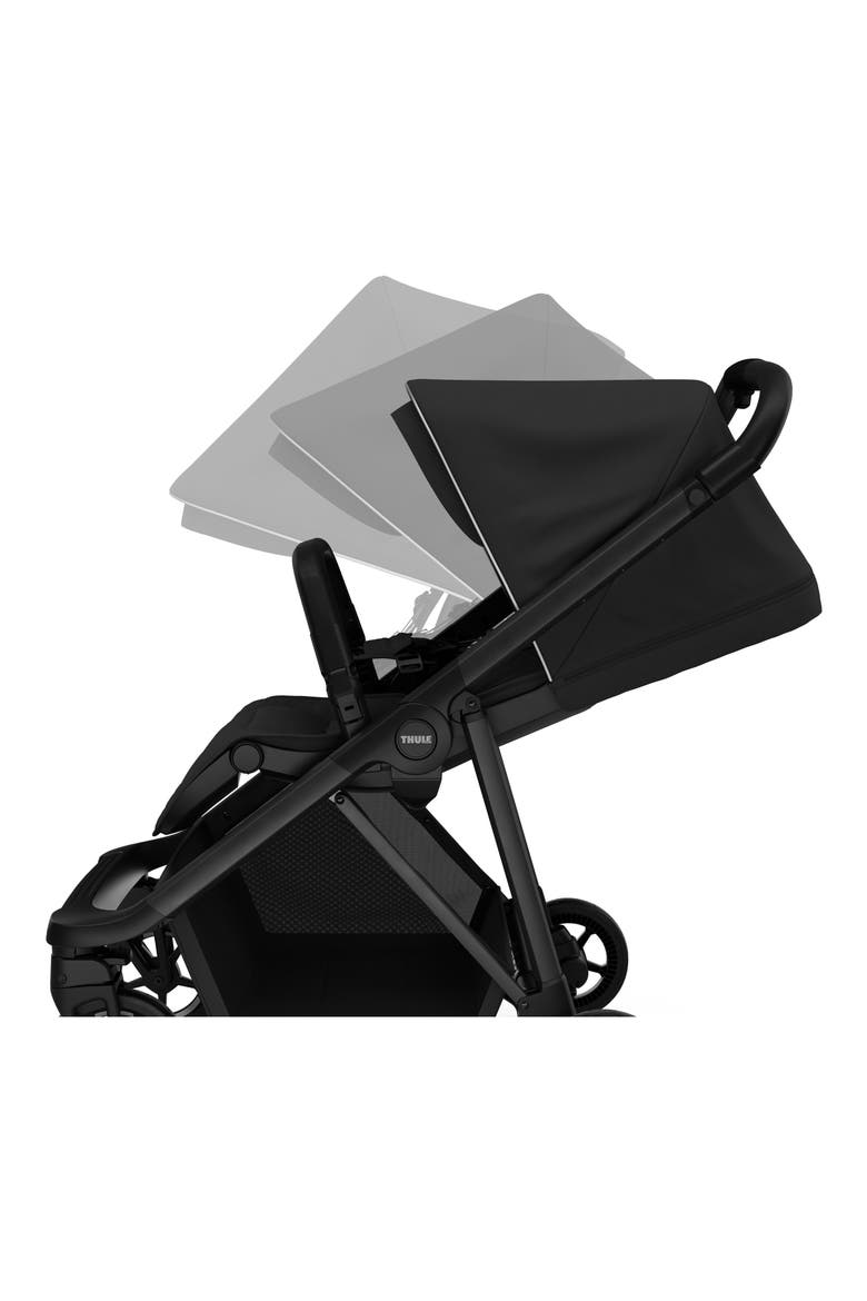 Shine Stroller, Alternate, color, BLACK