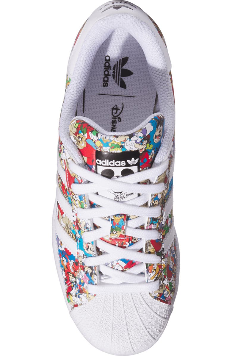 adidas x Disney Kids' Where's Mickey Superstar Sneaker, Alternate, color,