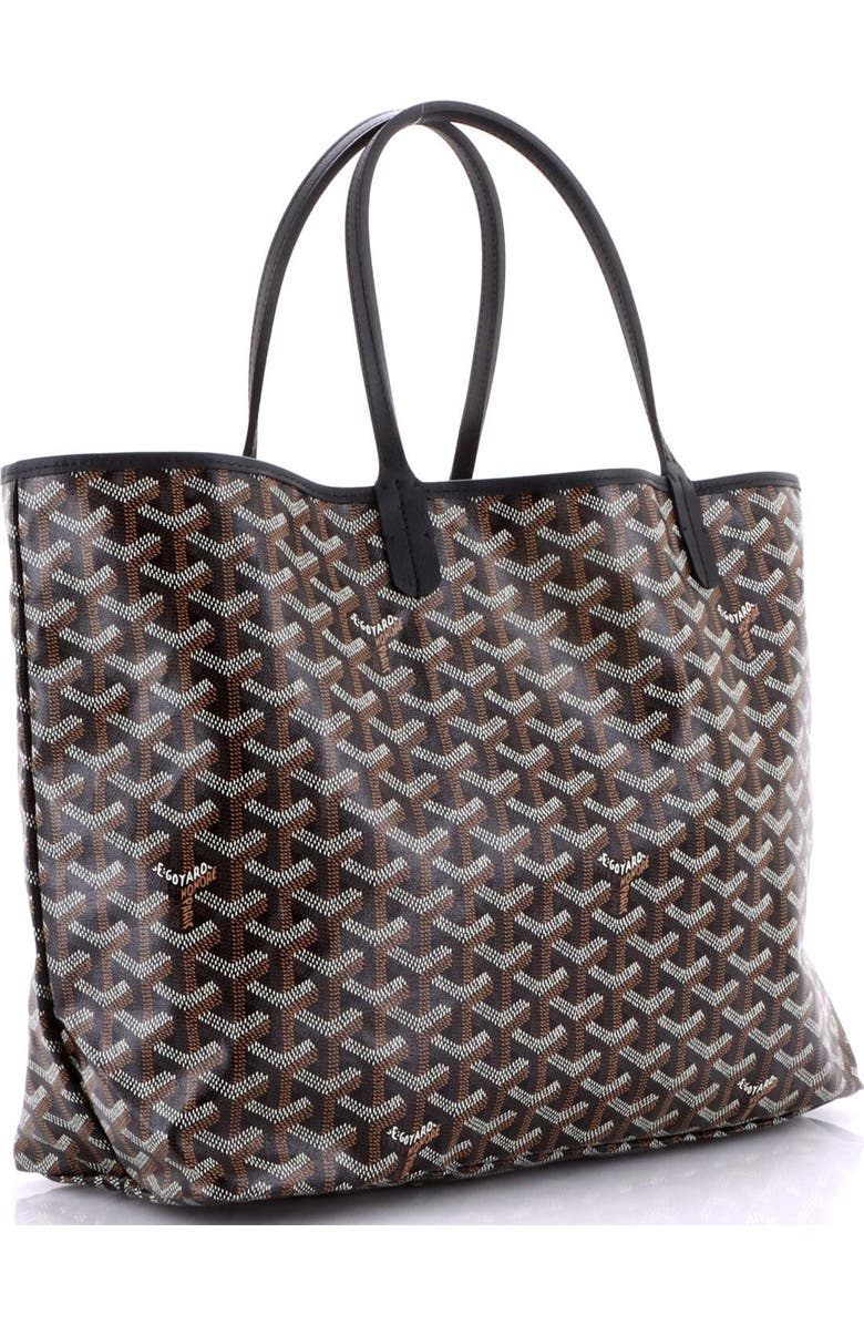 Pre-Owned Goyard Saint Louis Tote Coated Canvas PM, Alternate, color, Black