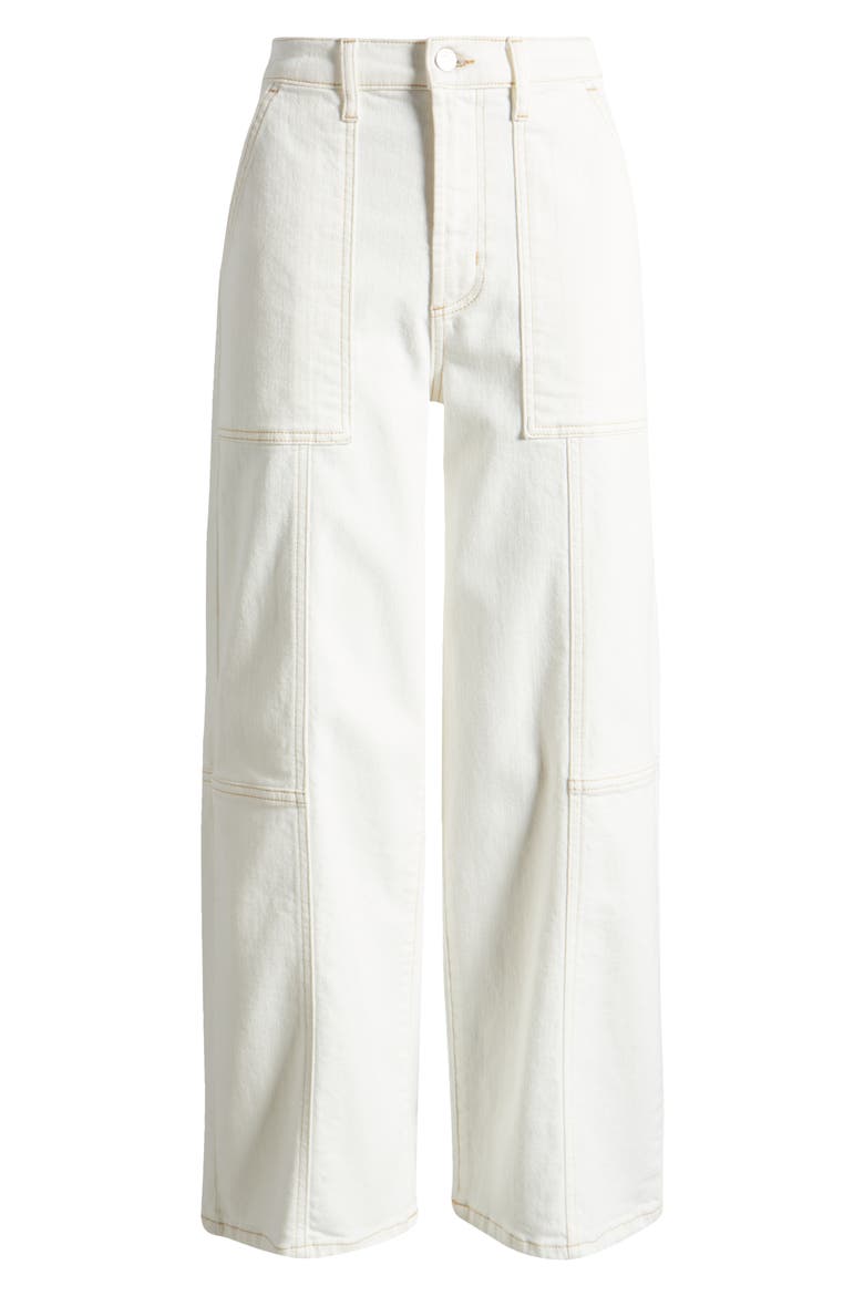 Getty Ankle Utility Pants, Alternate, color, VINTAGE ECRU CONTRAST STITCH