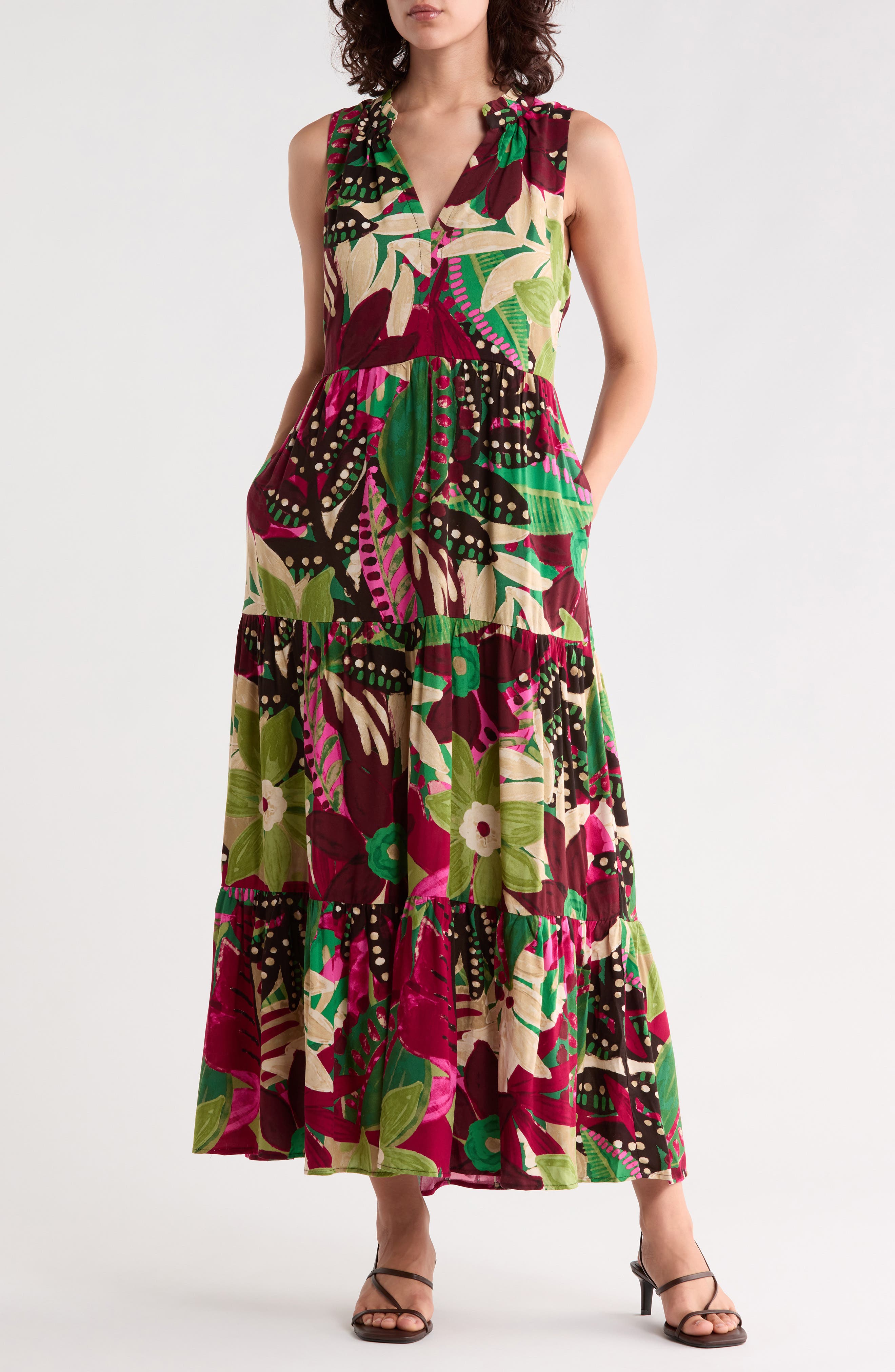 Tiered Maxi Dress