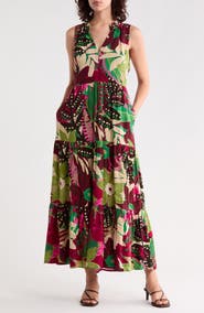 Halogen® Tiered Maxi Dress