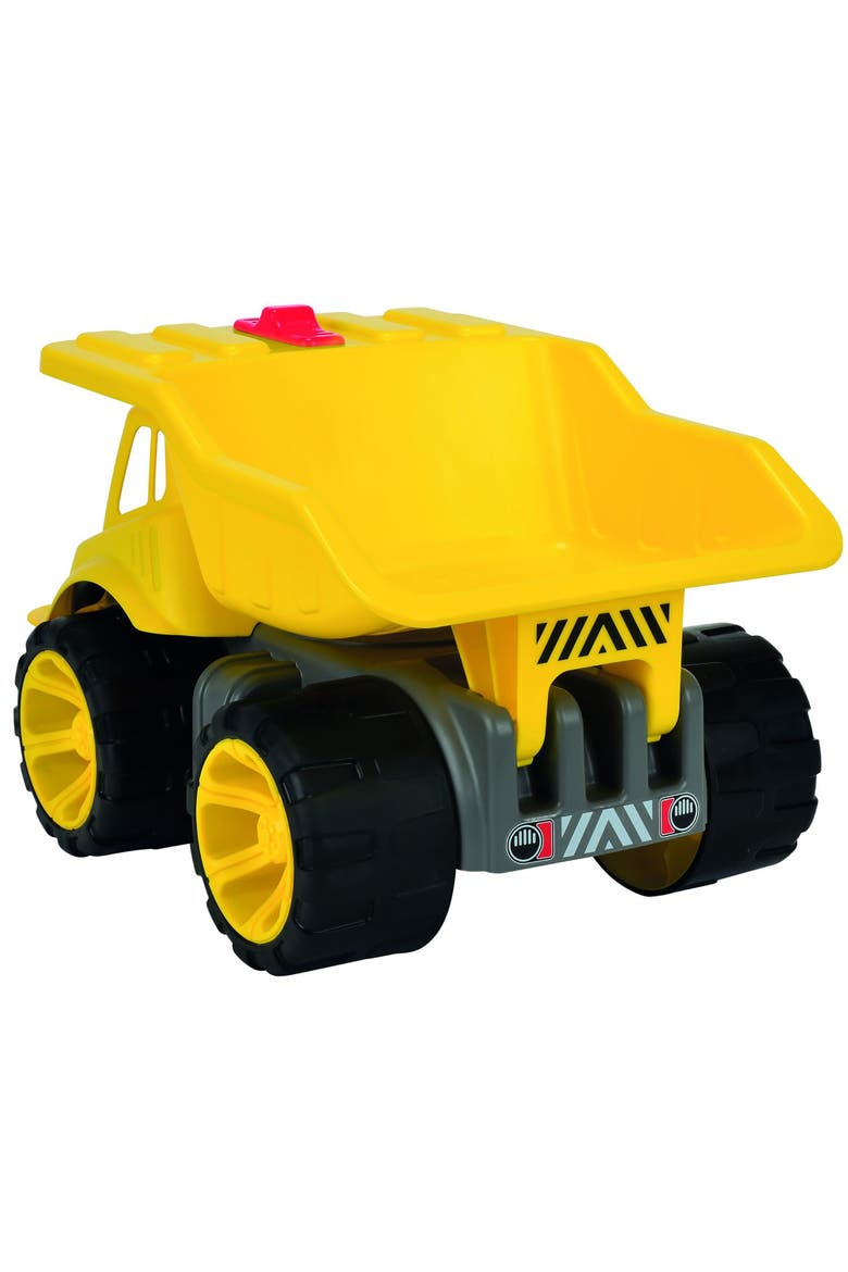 Aquaplay Big Power Worker Maxi Truck Rideon, 55Lb Capacity, Kids, Alternate, color, Yellow