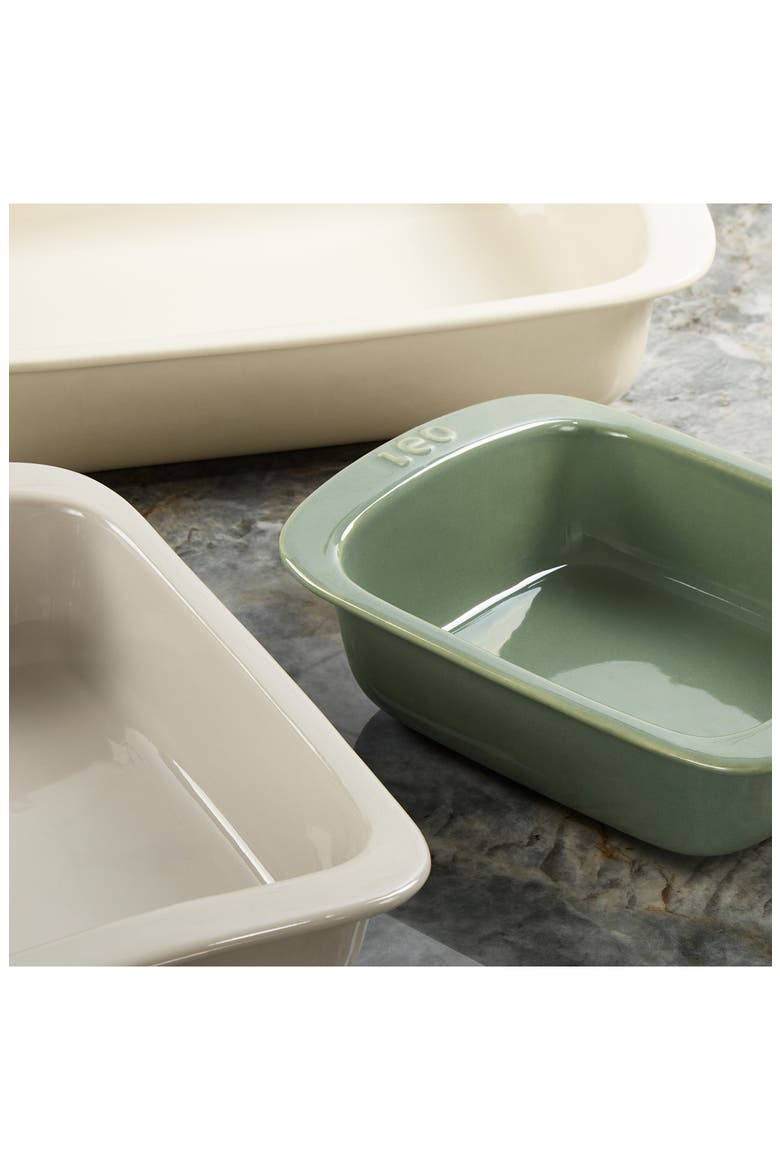 Leo Balance Rectangular 1.27-Quart Ceramic Baking Dish, Alternate, color, SAGE