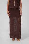 GUESS Vivianne Crochet Maxi Skirt