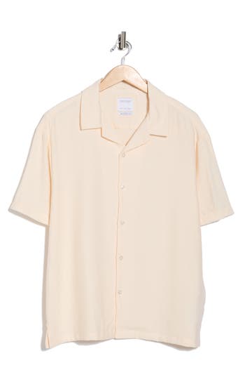 Cactus Man Relaxed Fit Camp Shirt In Sand