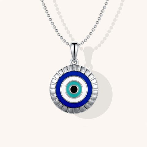 Evil Eye - I Am Supported And Protected necklace