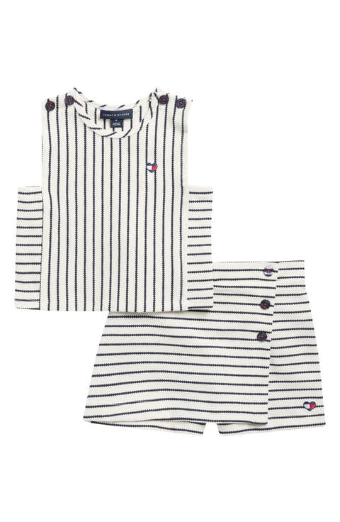 Kids' Stripe Tank & Shorts Set (Little Kid)