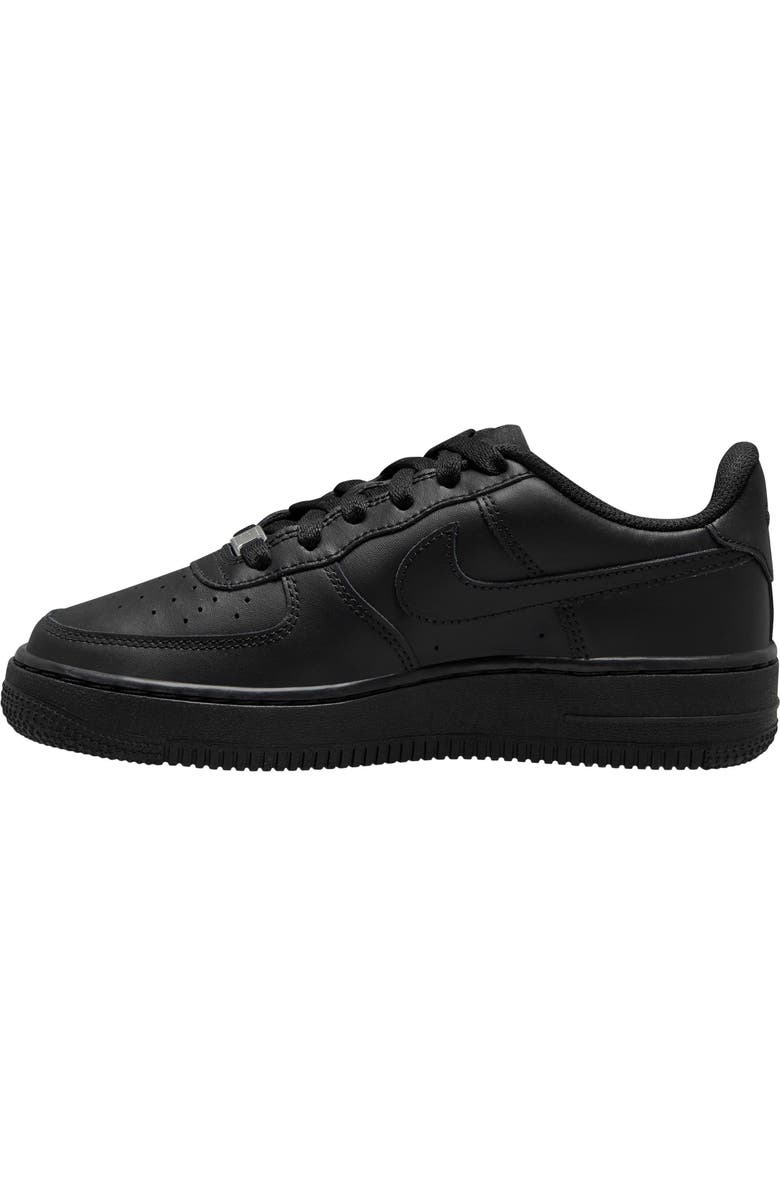 Nike Kids' Air Force 1 Sneaker, Alternate, color, Black/ Black/ Black/ Black