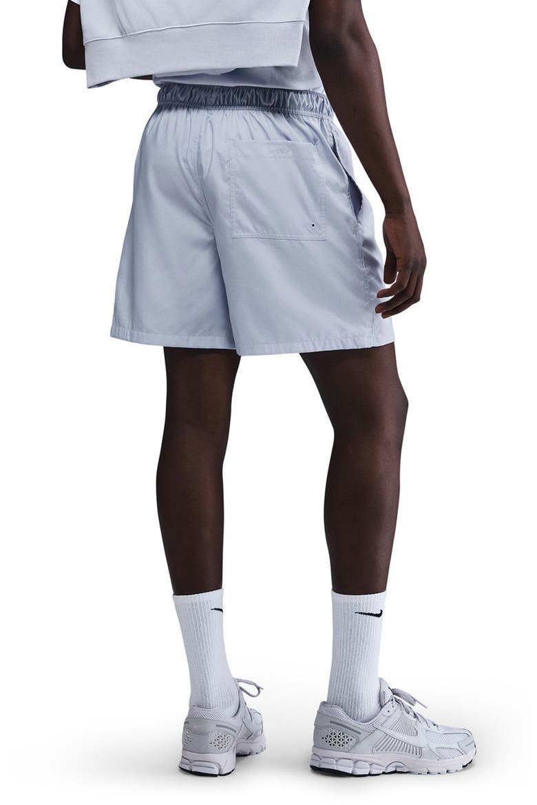 Club Woven Flow Shorts, Alternate, color, 057 GHOST/WHITE