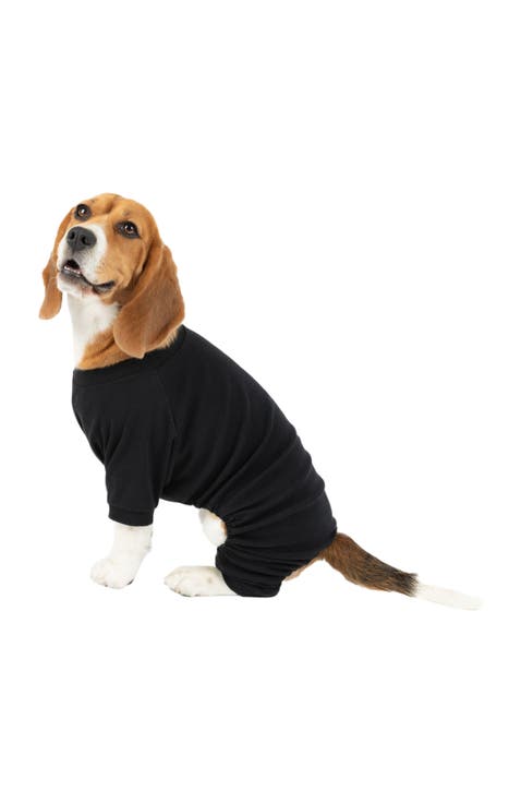 Dog Cotton Solid Matching Family Pajamas