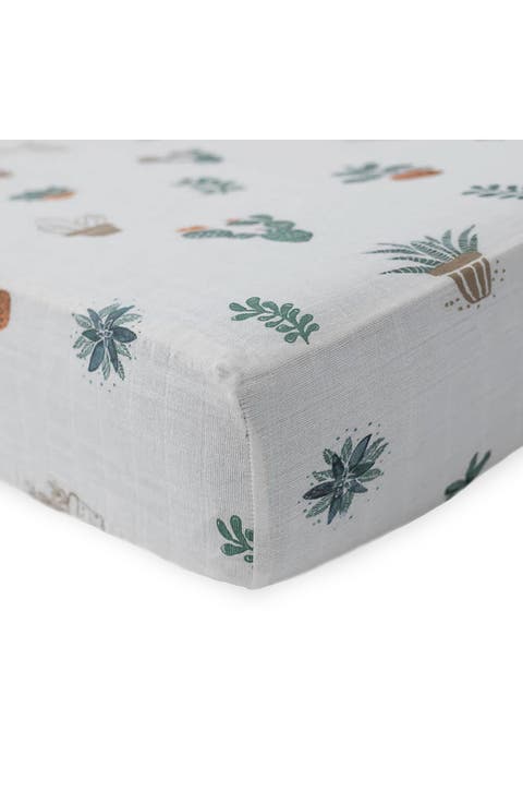 Cotton Muslin Crib Sheet