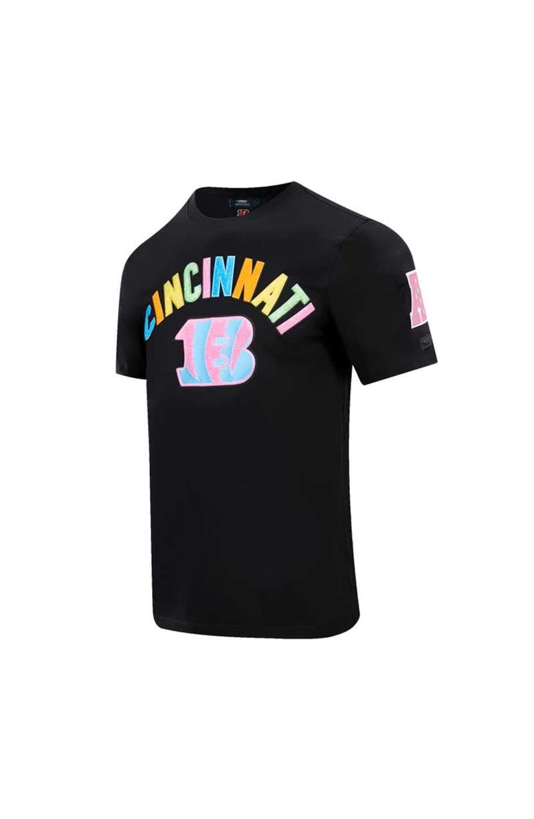 PRO STANDARD Men's Pro Standard Black Cincinnati Bengals Neon Graphic T-Shirt, Alternate, color, Black