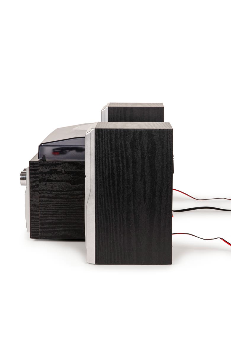 Crosley Radio Eclipse 9-In-1 Record Player & Speakers, Alternate, color, Black