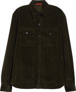 ISAIA Stretch Cotton Corduroy Overshirt