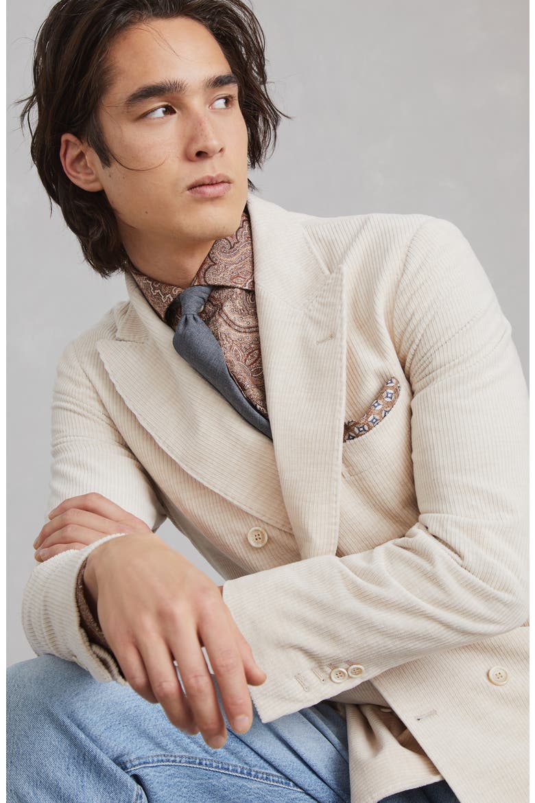 Uconstructed blazer, Alternate, color, Beige