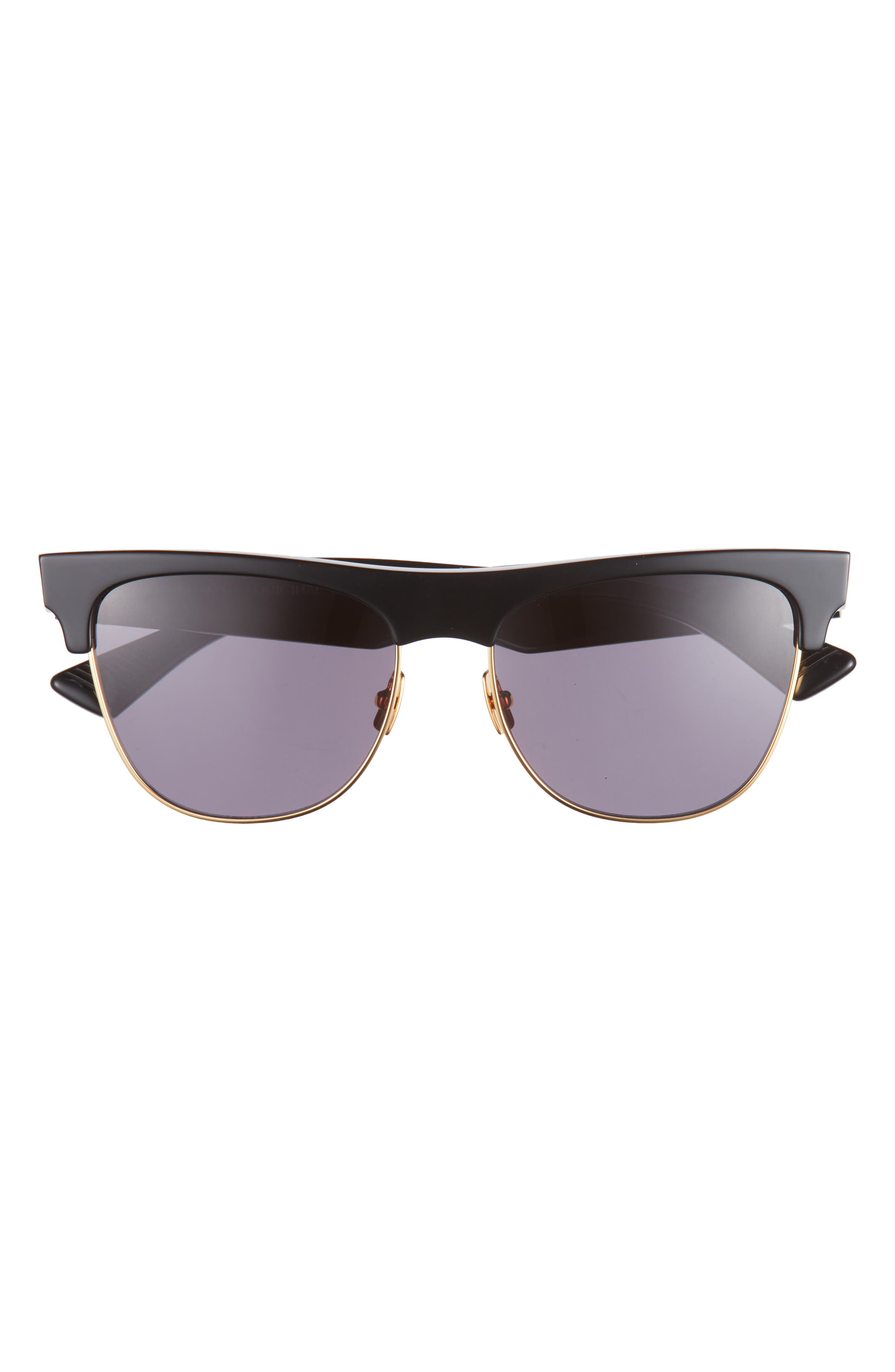 Bottega Veneta 55mm Browbar Sunglasses