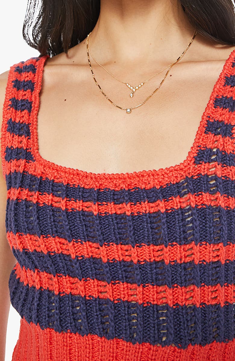 MOTHER Stripe Sweater Tank, Alternate, color, Try Outs