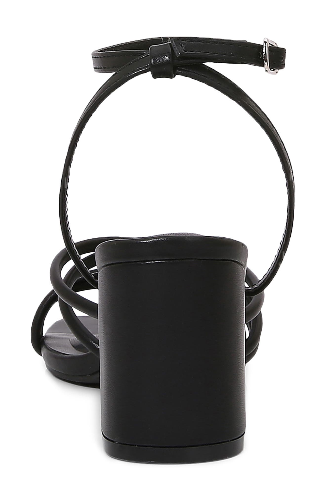 BERNESS Emmarie Tubular Strap Sandal, Alternate, color, Black