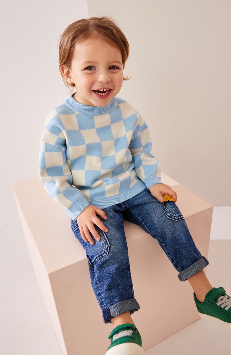 NEXT Kids' Checkerboard Sweater, Alternate, color, 