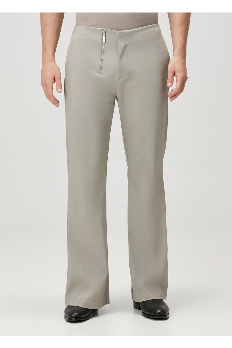 Cotton Woven Regular Fit Flare Pant, Alternate, color, beige
