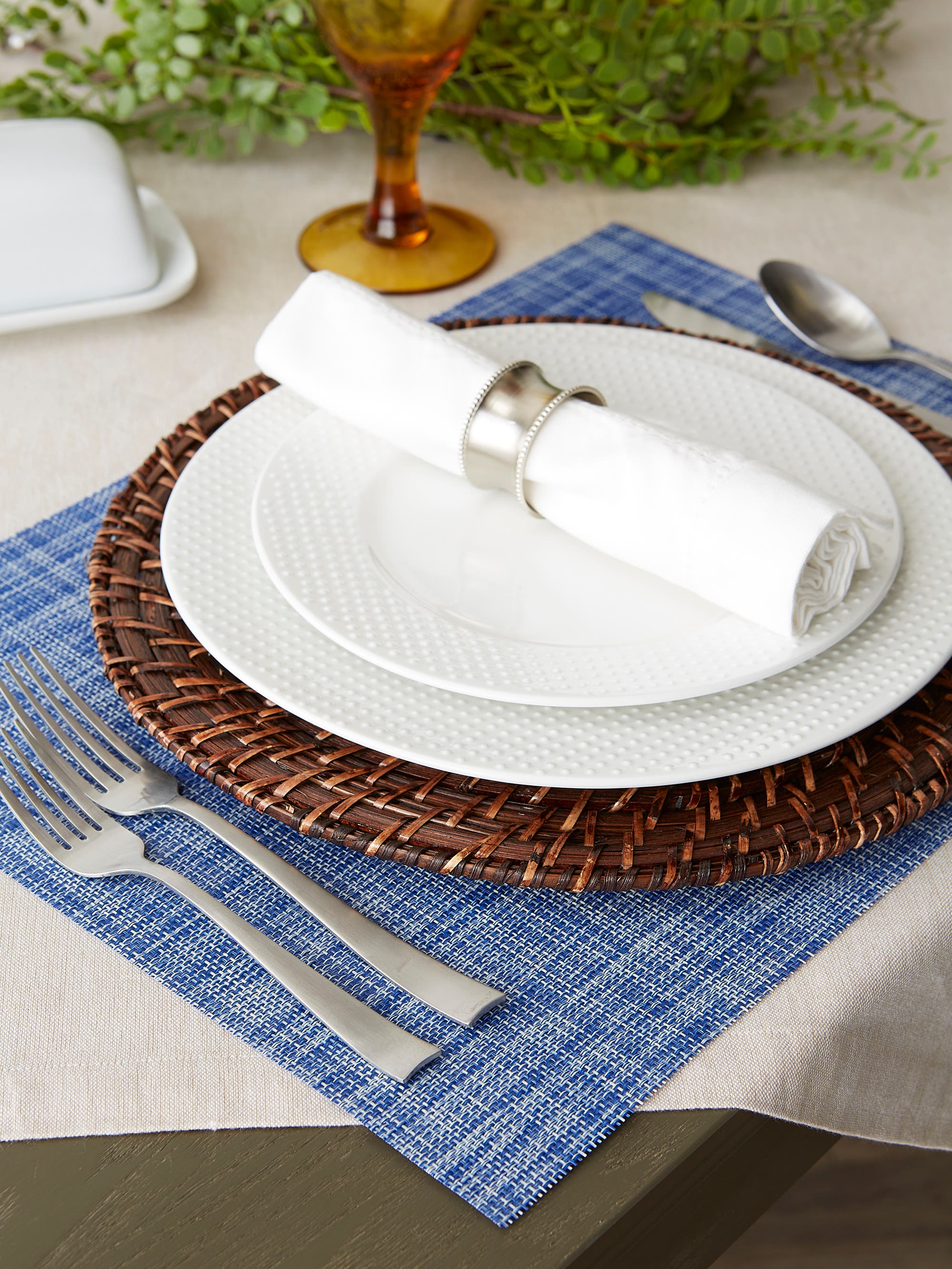 DII PVC Tweed PVC Placemat Set/6 | Nordstrom